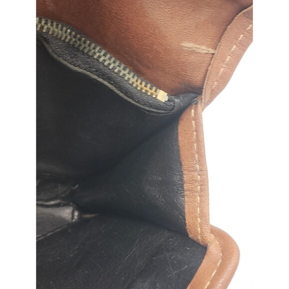 Coach Vintage Brown Leather Wallet & Key Case Multifunction ID Coin Pouch - Picture 9 of 15